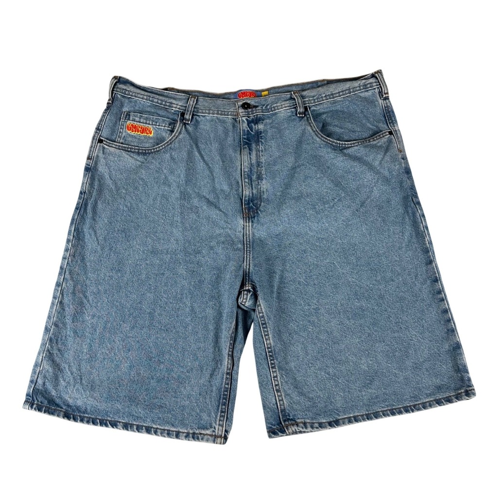 Empyre Denim Shorts Men 44 Blue Baggy Skater Y2K Streetwear Wide Leg Jorts